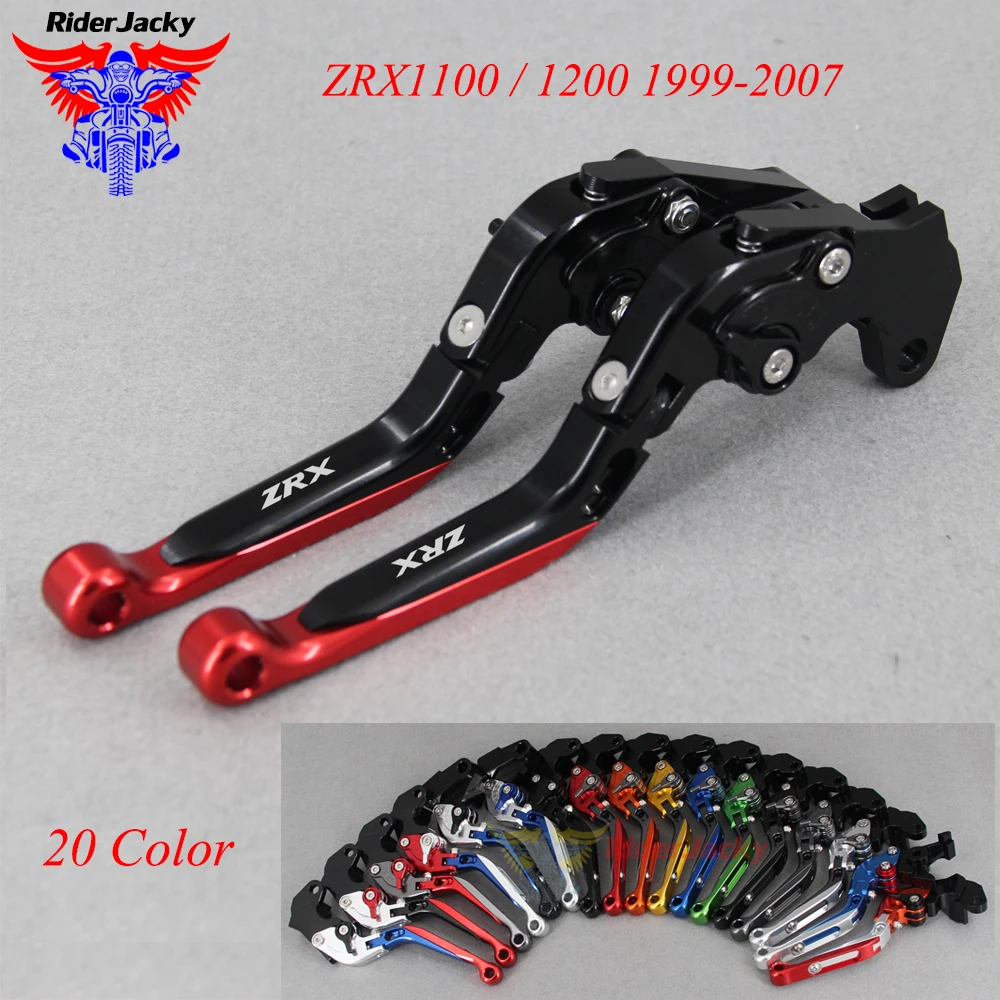 

CNC Extendable Foldable Motorcycle brake Clutch Levers For Kawasaki ZRX1100/1200 1999-2007 ZRX 1100 2006 2005 2004 2003 2002