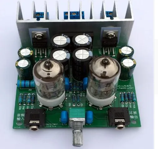 

Katherin Diy kits HIFI 6J1 tube amplifier Headphones amplifiers LM1875T power amplifier 30W