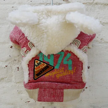 

Cute Rabbit Winter Pet Cat Dog Clothes Costume Outfits For Pet Warm Fleece Small Dog Coat Jacket Hoodie Clothing For Chihuahua