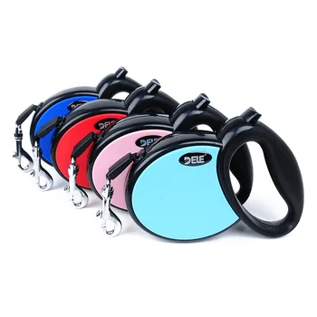 

5M Durable Dog Leash Automatic Retractable Nylon Dog Lead Extending Puppy Walking Running Leads for Dog Pet Supplies Top Quality