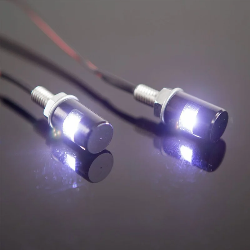 

2Pcs/lot Tail Number License Plate Lamp Screw Bolt Light Styling Car Auto Motorcycle Universal Motorcycle SMD LED Screw Wiring