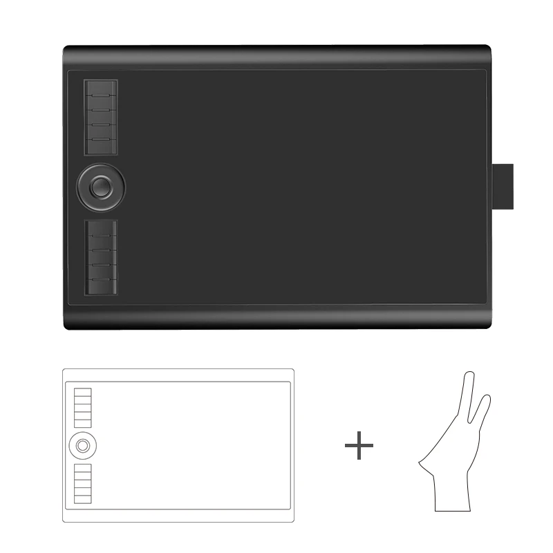 Gaomon M10K-10*6.25 cm Графический Планшеты для рисования с пассивным Стилусы прилагается