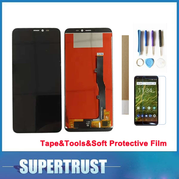 ЖК-дисплей 720*1440 5 45 дюйма для ZTE Blade V9 Vita V0900 сенсорный экран в сборе черный цвет с