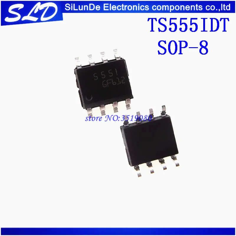 10 шт./лот TS555IDT OSC синхронизации 2 7 МГц 8SOIC TS555ID 555 TS555 555I TS55 555ID Новый и оригинальный в