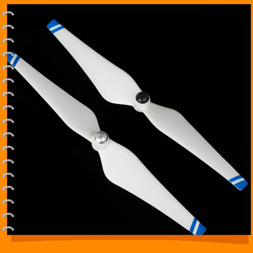 1pair Propeller 9443 Self locking Prop CW CCW Set for DJI Phantom 2 Vision white blue