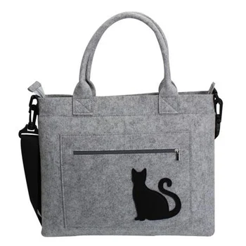 

Felt Cat Laptop Shoulder Bag for Macbook ACER Asus DELL 15.6 inch notebook
