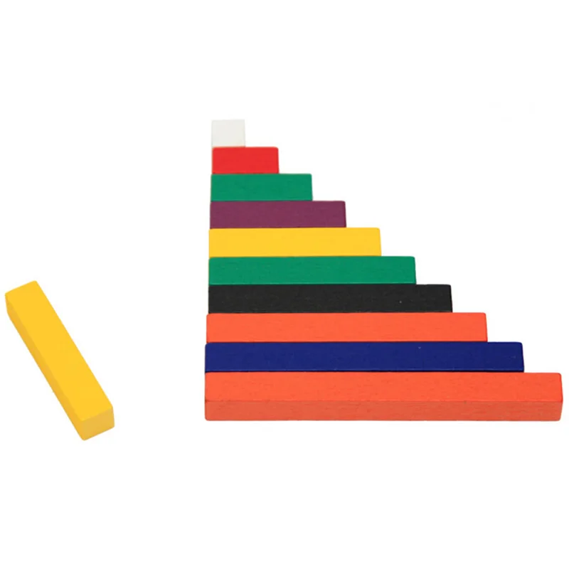 Baby Toy Montessori Colored Counting Sticks Wood Early Childhood Education Preschool Training Kids Toys Brinquedos Juguetes