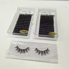 2 лотка все длины C/D/L наращивание ресниц индивидуальный макияж ресниц и подарочные полоски ресниц 9-15 мм инструменты для макияжа