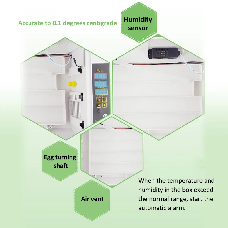 24 автоматический инкубатор для яиц цифровой ясный яичный ферм инкубатория машина куриный инкубатор для яиц Брудер токарный контроль температуры