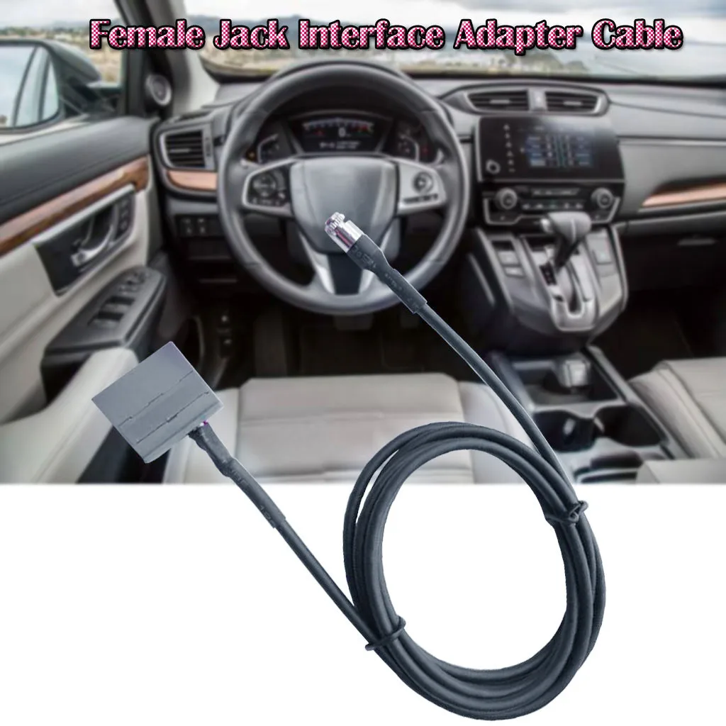 

Car AUX In Input Female Jack Interface Adapter Cable For Honda CRV/Civic 2008 after For 8-generation Accord Car Accessories