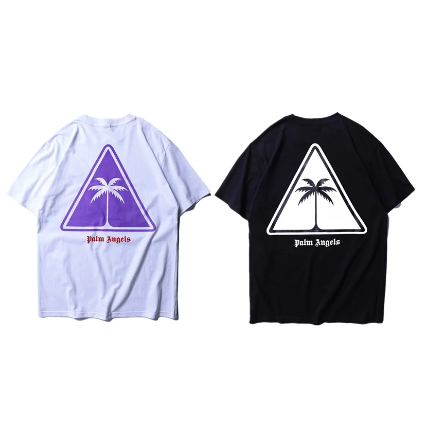 

Palm Angels T-shirts Men Best Quality 2019 Summer Style Hip-Hop T Shirt Palm Angels T-shirt Top Tees
