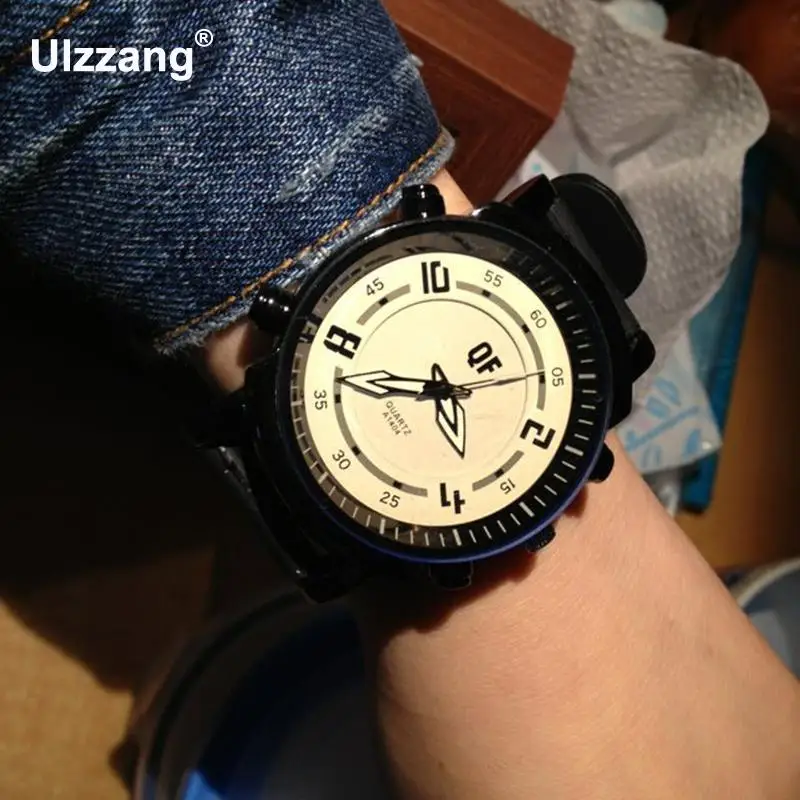 

Hot Sale QF Brand Sport Army Safe Soft Rubber Gel Band Japan Core Quartz Wrist Watch Hours for Men Women Male Boy Girls Students