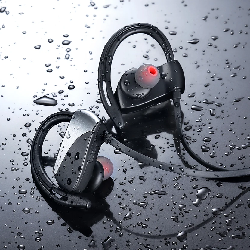 

IPX7 Waterproof Wireless Bluetooth Earphone with Microphone Stereo Phone Function Noise Reduction Sports Running Jogging Travel