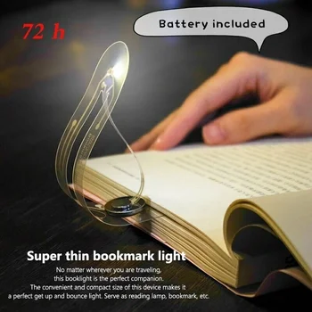 

Mini Book Light Ultra Bright Bookmark Night Lamp Flexible LED Book Reading Light Bedroom JDH99