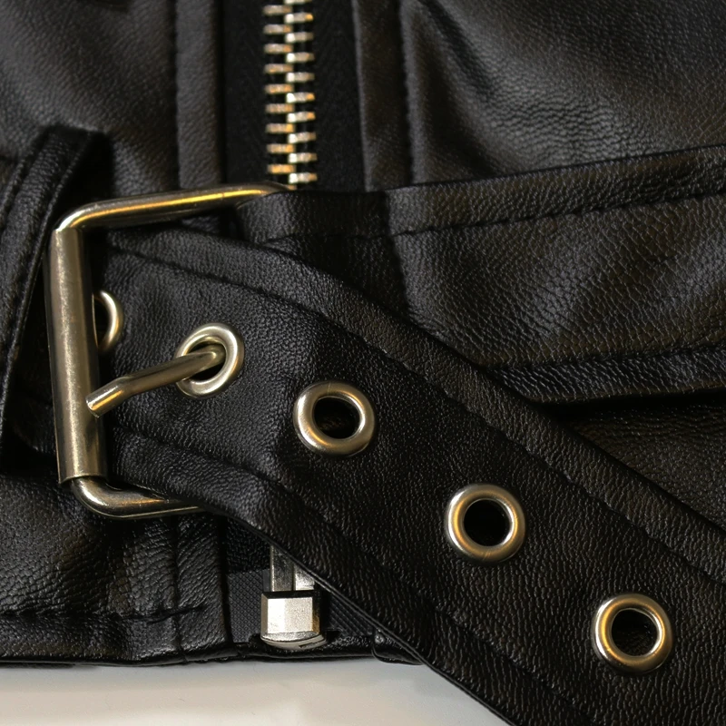 2015 fashion slim rivet trend hip-hop hiphop PU leather vest male