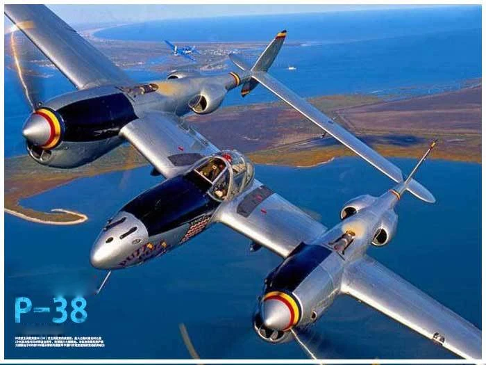 Военный сплав модель самолета sLockheed P-38 молниеносный истребитель второй мировой войны классический Flight литья под давлением Масштаб Модель игрушки 1:48