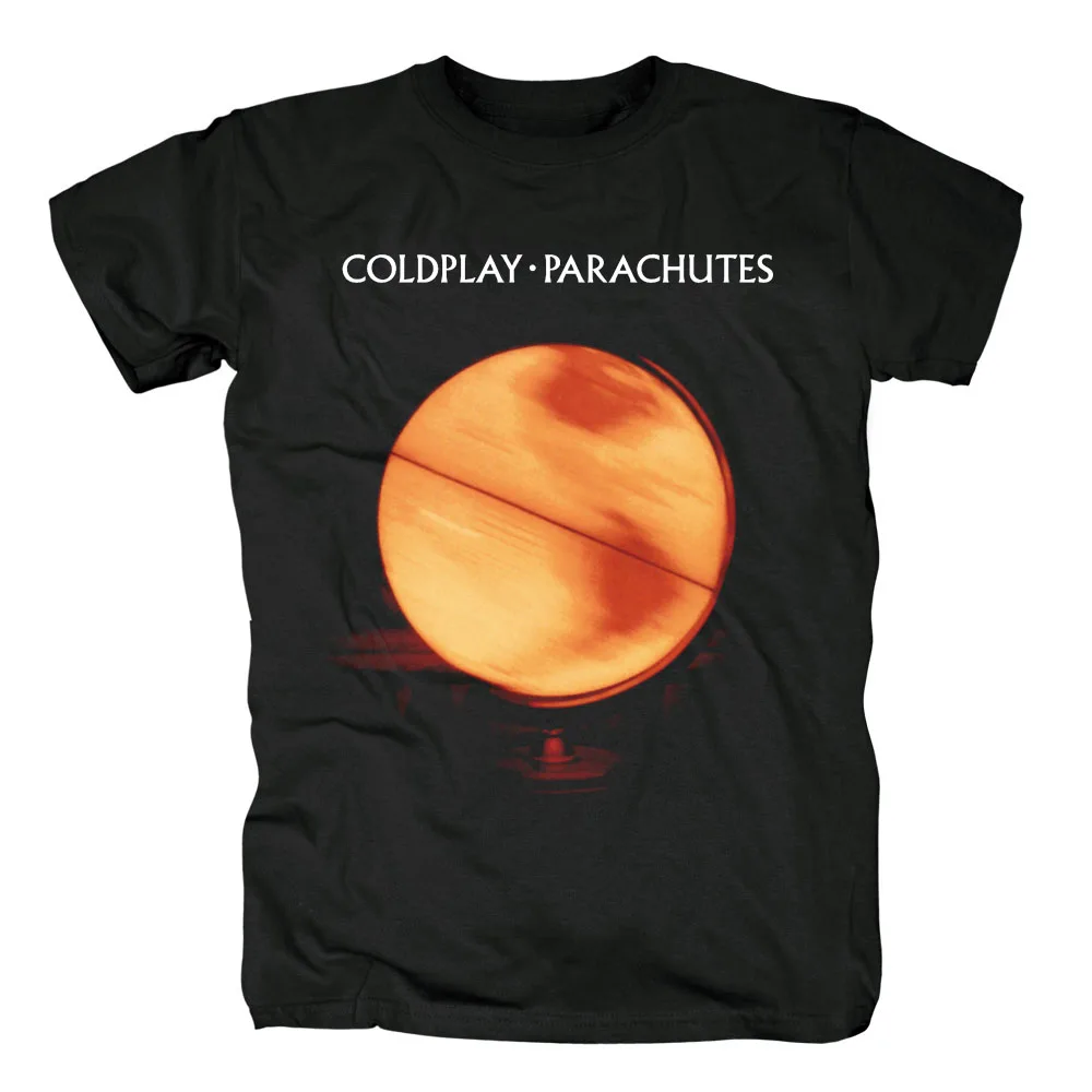 

Bloodhoof Free shipping coldplay Every Teardrop Is a Waterfall cover Britpop/Alternative Rock men's top black T-Shirt Asian Size