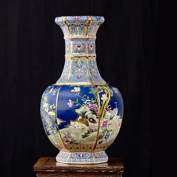 

Jingdezhen Ceramics Imitation Of Qianlong Year Antique Vase Chinese Classical Living Room Decoration Handicrafts ceramic vase