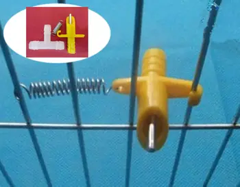 

Free Shipping 100 Sets Of ABS Accessories Complete Yellow Rabbit Drinking Nipple Drinkers Wholesale NEW