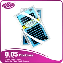 Супер тонкие накладные ресницы из искусственной норки для объема 0,05 J/C/D, высококачественные накладные ресницы для макияжа