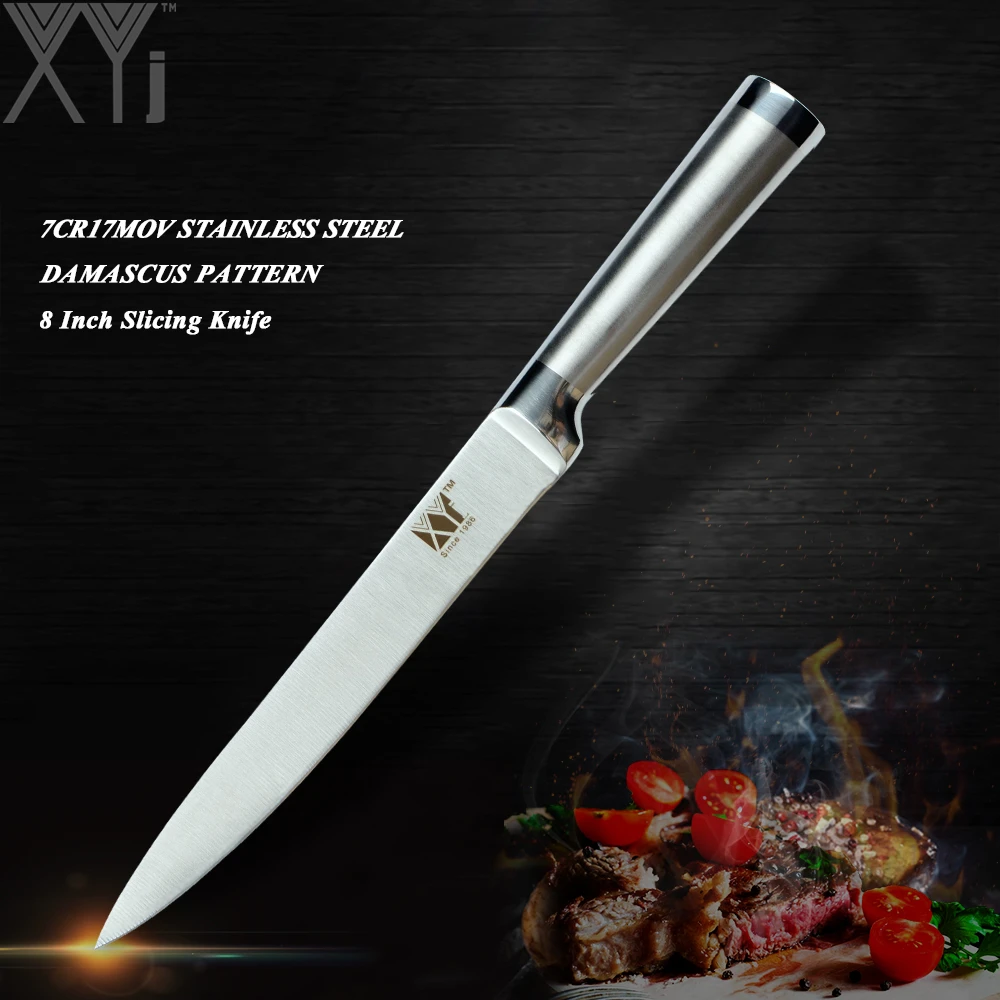 XYj Perfect Stainless Steel Kitchen Knife Set Japanese Steel Ultra Sharp Chef Knife 7Cr17mov Blade Light Weight Handle XYj Perfect Stainless Steel Kitchen Knife Set Japanese Steel Ultra Sharp Chef Knife 7Cr17mov Blade Light Weight Handle