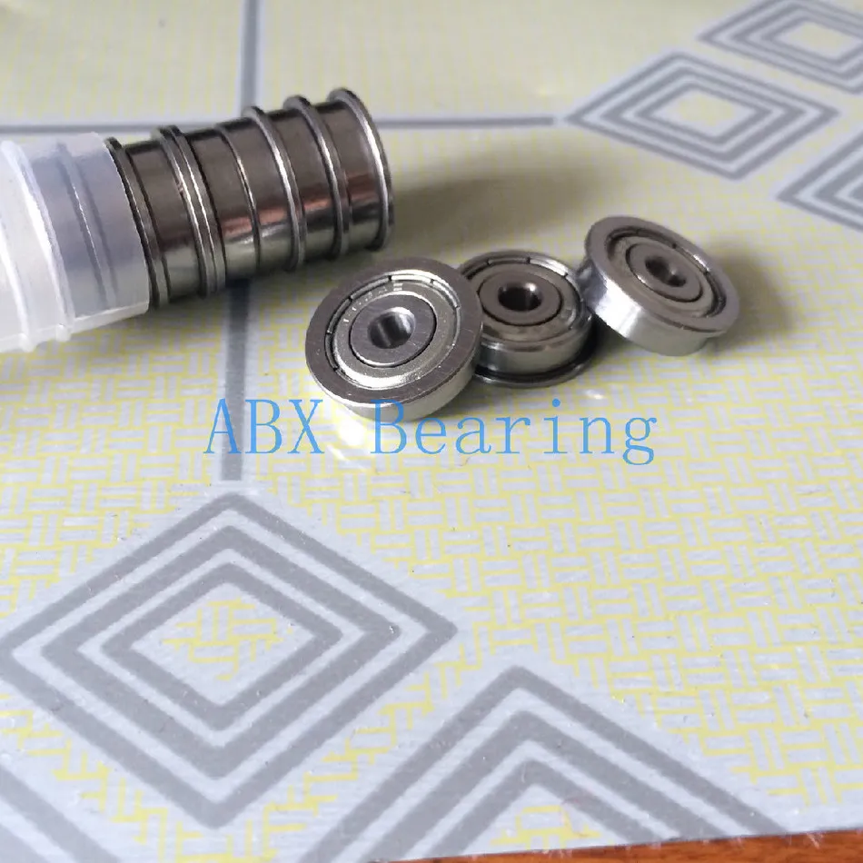 1/4" x 1/2" x 3/16" FR188zz 10 PCS Flange Metal Shielded Ball Bearing FR188z 1/4" x 1/2" x 3/16" FR188zz 10 PCS Flange Metal Shielded Ball Bearing FR188z