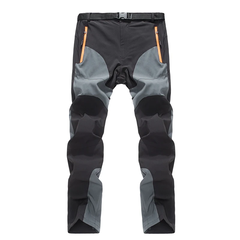 Hombres pantalones de senderismo al aire libre mens elástico cazadora hombre impermeable de secado rápido camping trekking caza senderismo ciclismo pantalones hombres
