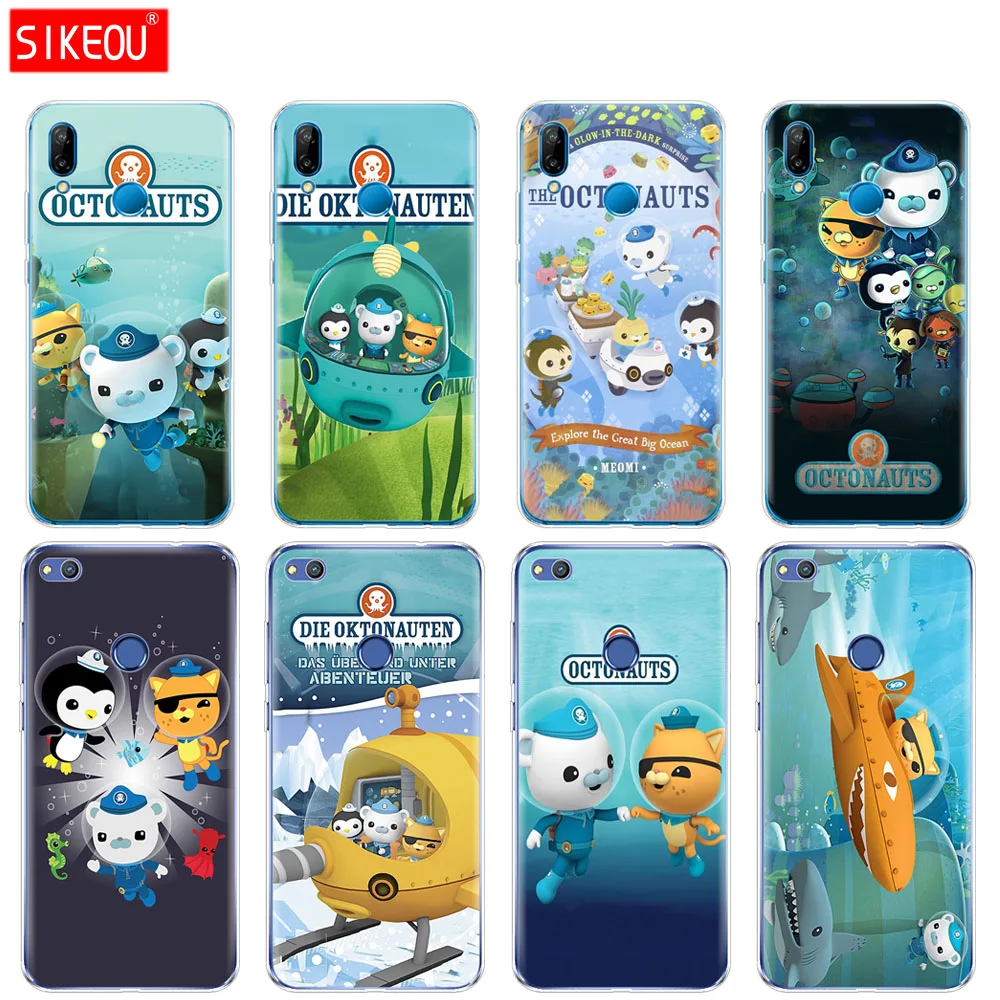 Силиконовый чехол для телефона Huawei P20 P7 P8 P9 P10 Lite Plus Pro 2017 P Smart 2018 Octonauts|Бамперы| |