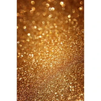 

5X7ft Thin Vinyl photography background Customize Backdrops Digital Printing golden Light spot Background for photo Studio F2048