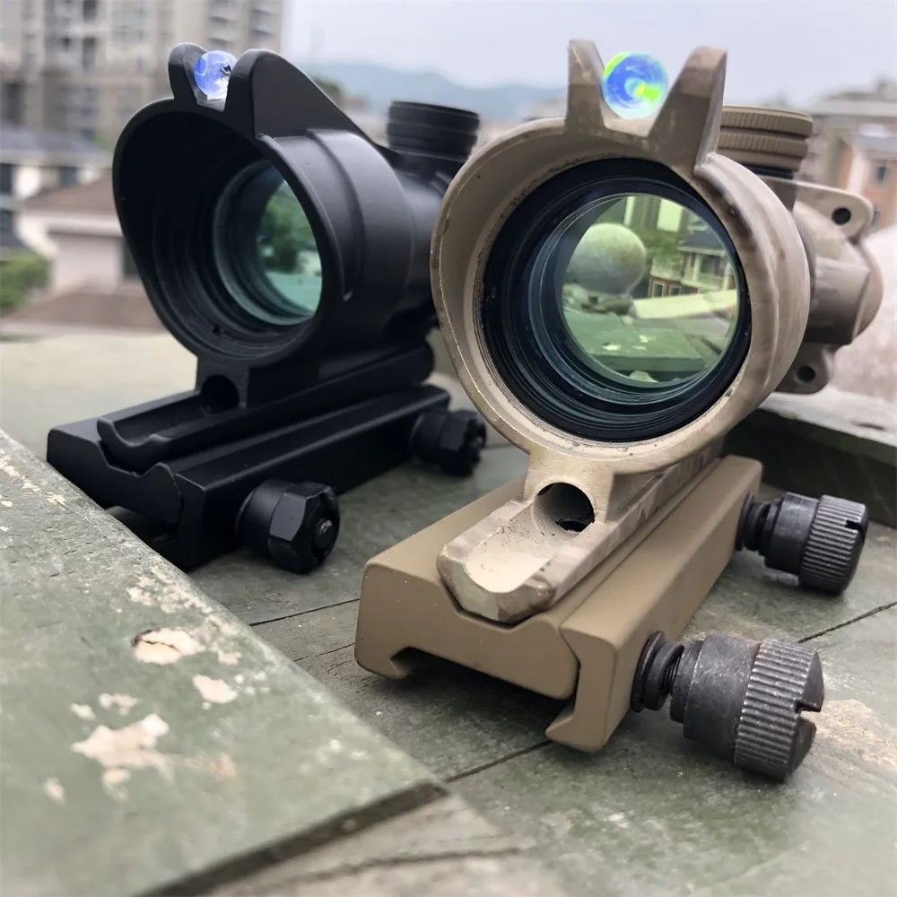 Trijicon T-النسر الفريق التعاوني 1x32 البصرية بندقية نطاقات الإكتشاف الأحمر نقطة M416 شبكاني مع 20 مللي متر يتصاعد بندقية riflescope الصيد البصريات البصر