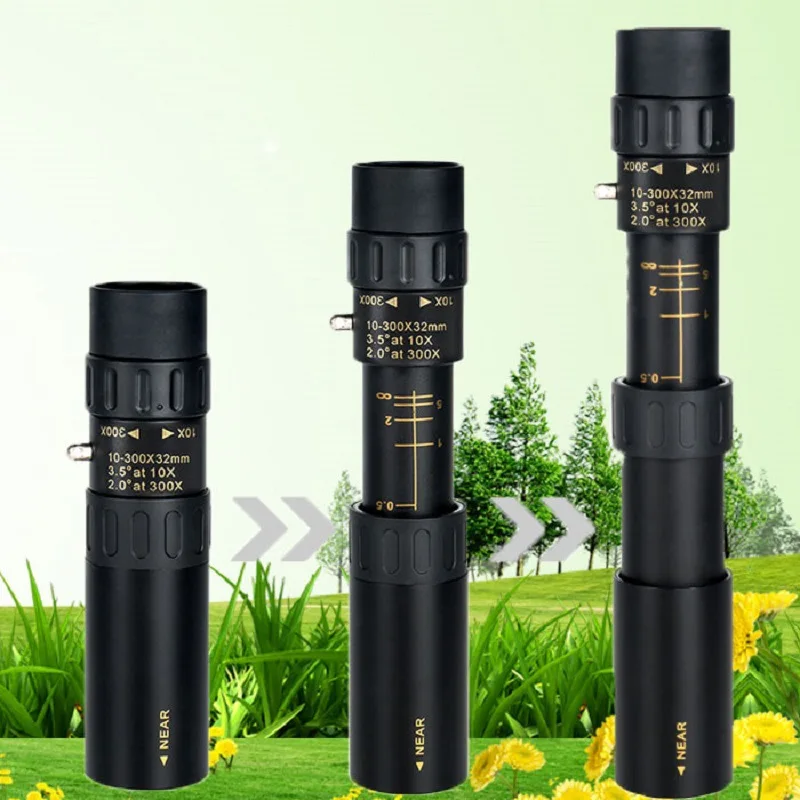Zoom telescope 10-30 times monocular outdoor camping tourism bird watching hunting use | Инструменты