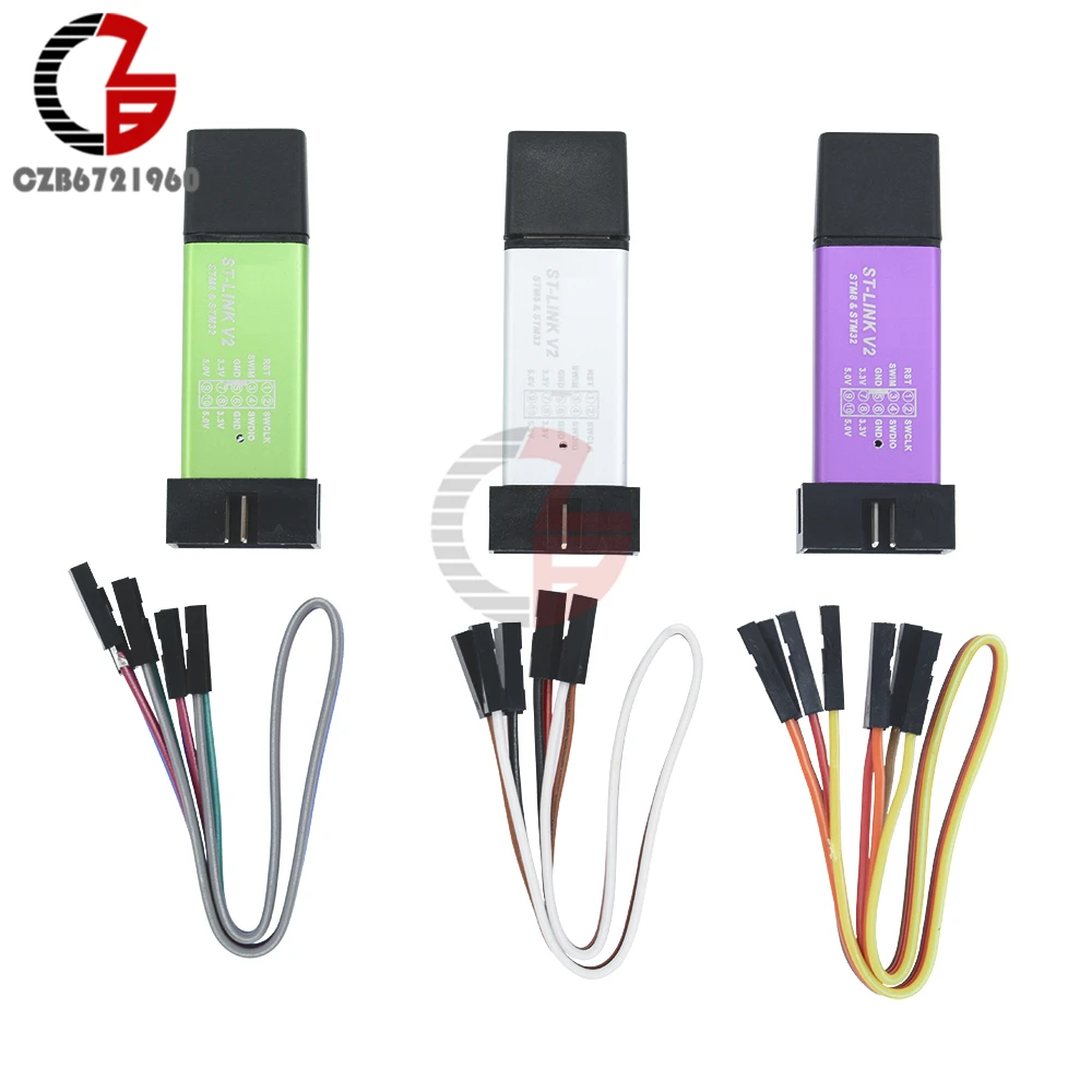 Программатор ST LINK Stlink ST-Link V2 Mini STM8 STM32 программатор загрузки программирование с
