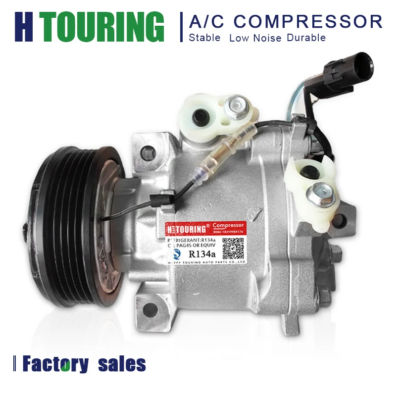 

QS90 AC AIR CONDITIONING COMPRESSOR PUMP FOR CAR MITSUBISHI LANCER 2007-2015 COMPRESSOR 7813A480 AKS200A208 5PK 12V