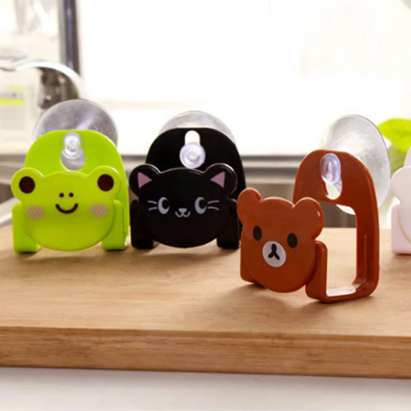 لوازم الحمام مص القرص الإسفنج خرقة تخزين الرف الحائط أشتات رفوف الكرتون بالوعة تخزين أصحاب