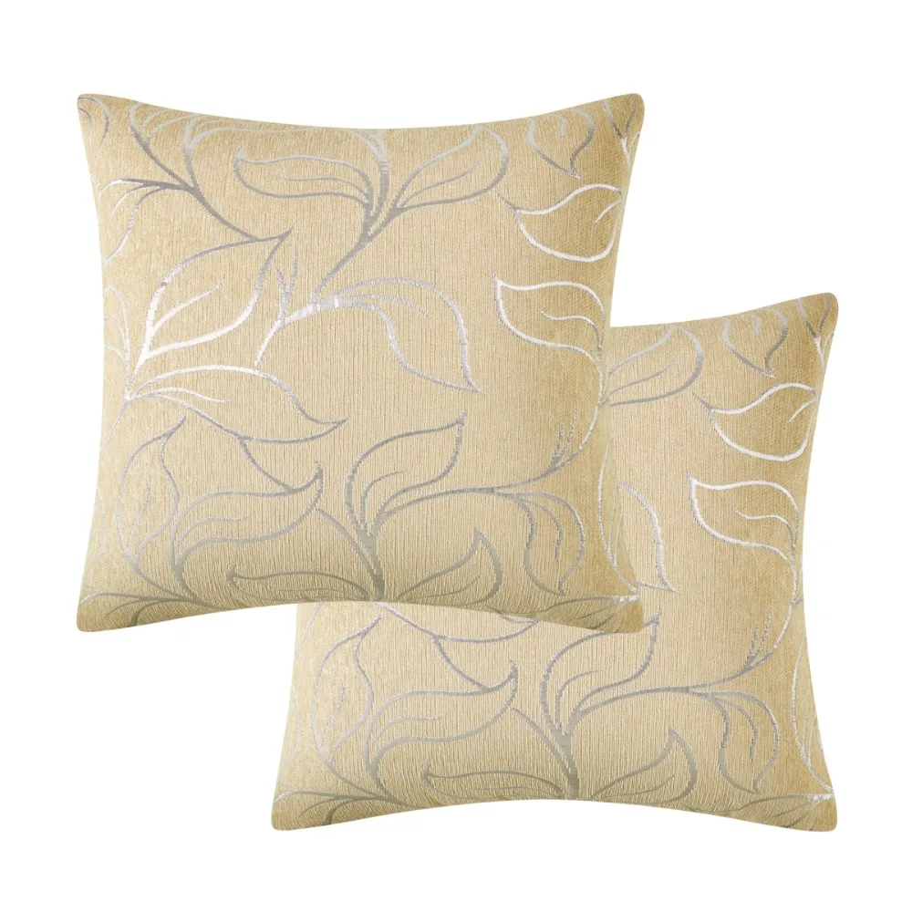 

Home Decor Cushions Covers 45x45 50x50 for Sofa Couch Bed Ivory Tan Luxury Accent GIGIZAZA Throw Pillows Covers Pillowcases
