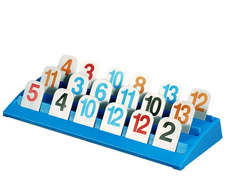 Traveling Portable Rummikub Israel Mahjong Digital Puzzles Board Game