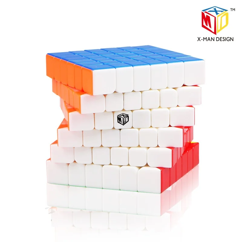 

Qiyi Mofangge X-Man Shadow 6x6x6 Professional Game Speed Cube 6x6 Magic Cube Puzzle Magnetic Version for Brain Training