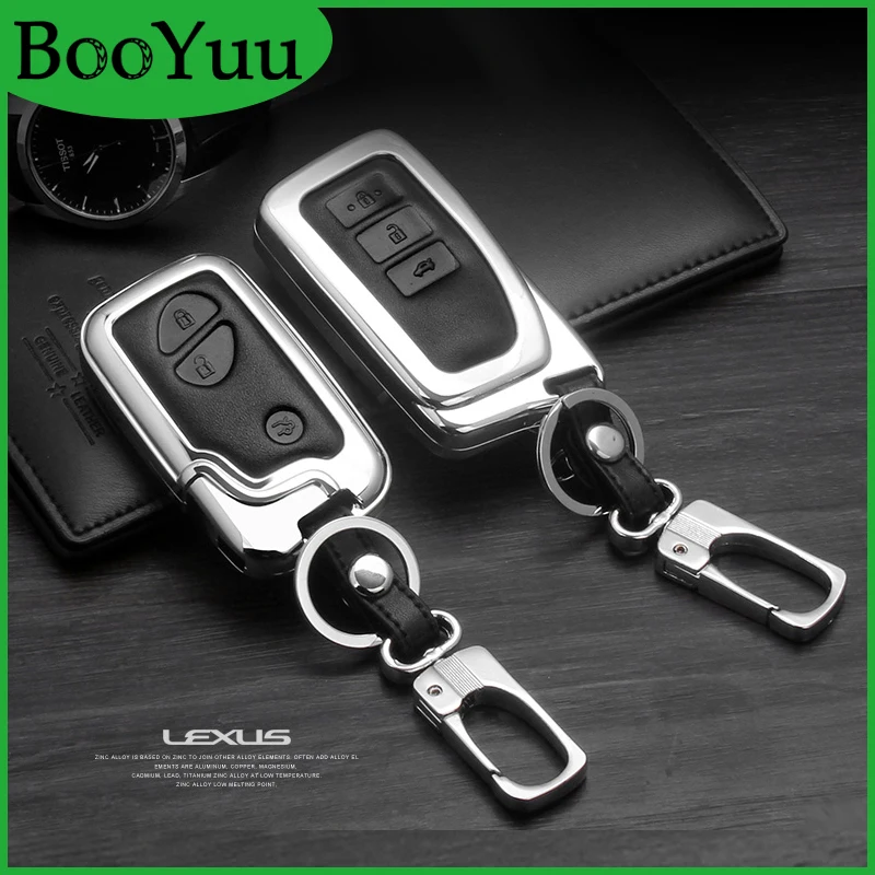 BooYuu Zinc alloy Car key shell Case key Cover For Lexus IS RX NX GS GX LX 300 330 350 200 250 270 470 460 570 400 450H CT200H