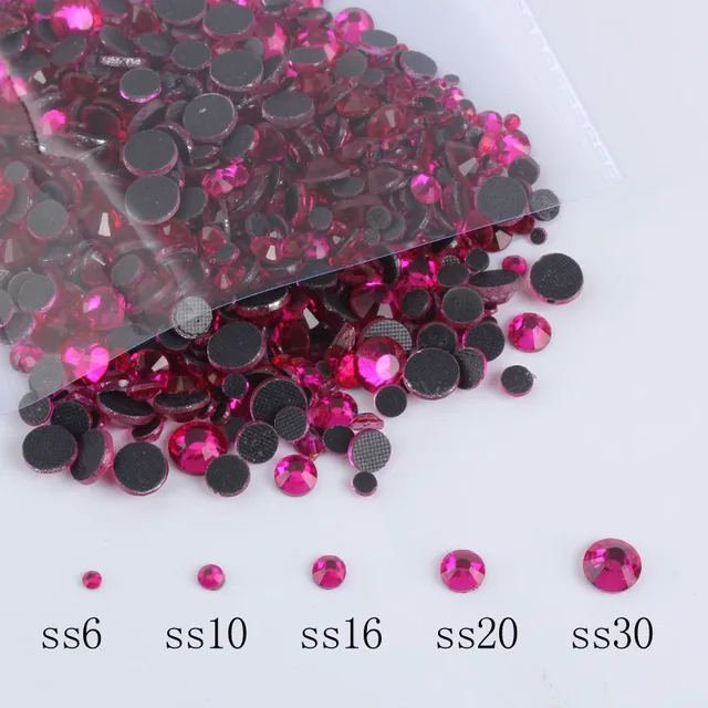 Rose Gold DMC Hot Fix Rhinestones For Jewelry Making SS6 SS30 High Quality  Strass Iron On For Clothing From Fuyu8, $4.28