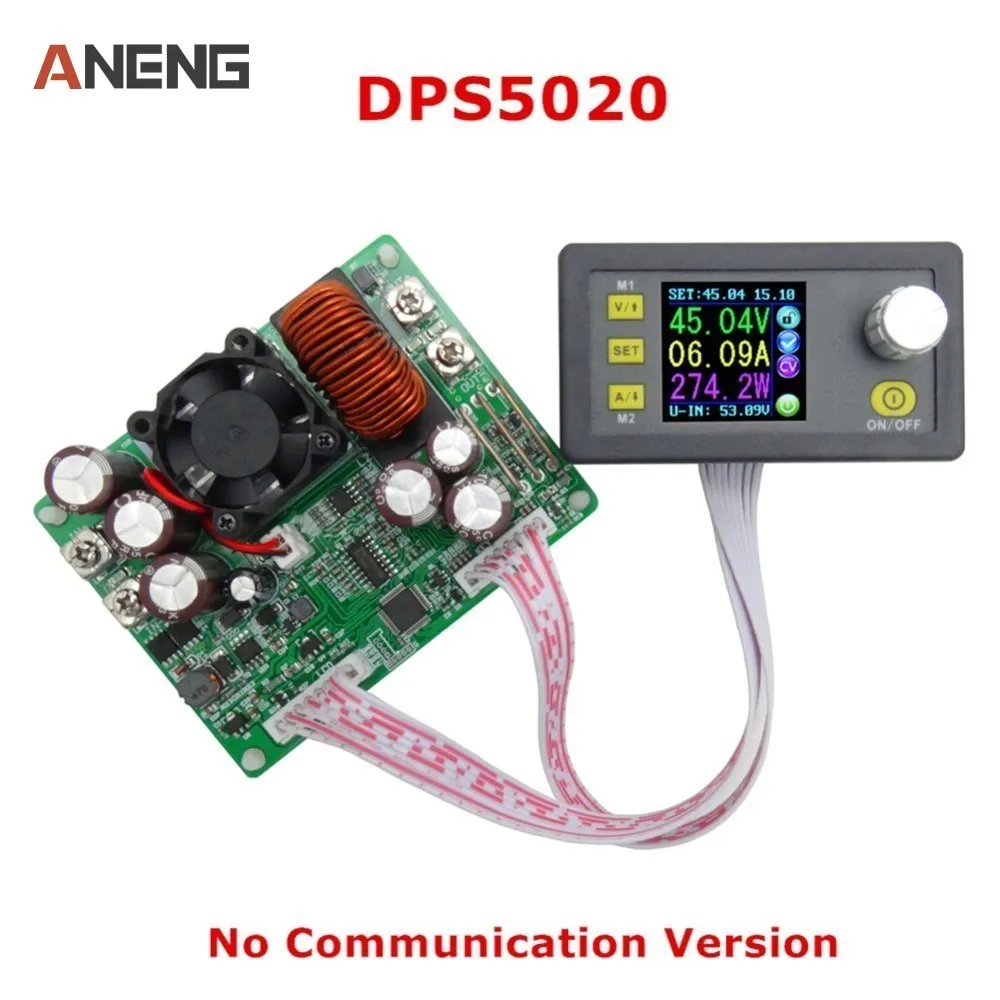 

DPS5020 Constant Voltage Current Step-Down Communication Digital Power Supply Voltage Converter LCD Voltmeter 50V 20A