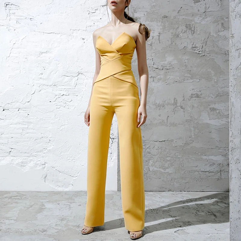 Max Spri 2019 Elegant Off Shoulder Women Jumpsuit Sleeveless Long Pants Romper Sexy Casual Female Summer Bodycon Jumpsuit Max Spri 2019 Elegant Off Shoulder Women Jumpsuit Sleeveless Long Pants Romper Sexy Casual Female Summer Bodycon Jumpsuit