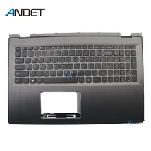 Чехол для ноутбука lenovo Edge 2 15 2-1580 80QF клавиатура с вырезами под ладонь верхняя крышка 5CB0K28170 460.06703.0013