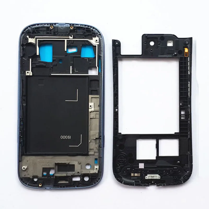 Оригинальный корпус средней рамы запасная часть корпуса Безель для Samsung Galaxy S3 i9300