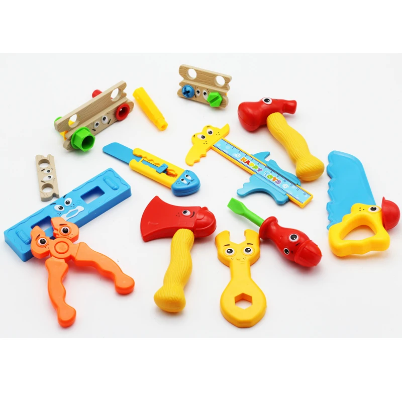 HziriP DIY милый мультяшный инструмент наборы детские игрушки Пластиковые ролевые игры инструмент моделирования высокое качество детские подарки на день рождения коробка