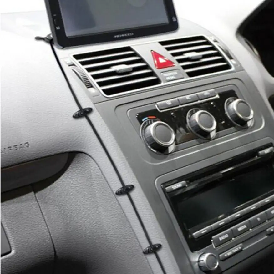 8 шт Многофункциональный для автомобиля на клеящейся основе под заказ Зарядное устройство линии застежка зажим наушники с USB кабелем автомобильный зажим авто аксессуары для интерьера авто крепежа