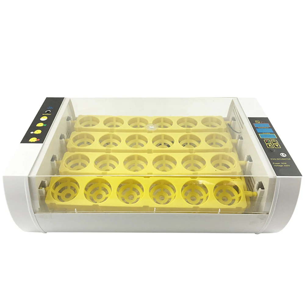 

24 Digital Clear Automatic Egg Incubator Hatcher Temperature Control Automatic Egg Turning for Chicken Duck Quail Birds