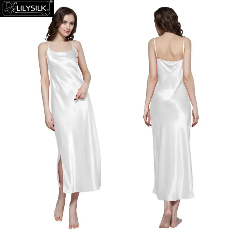 full length silk nightdress