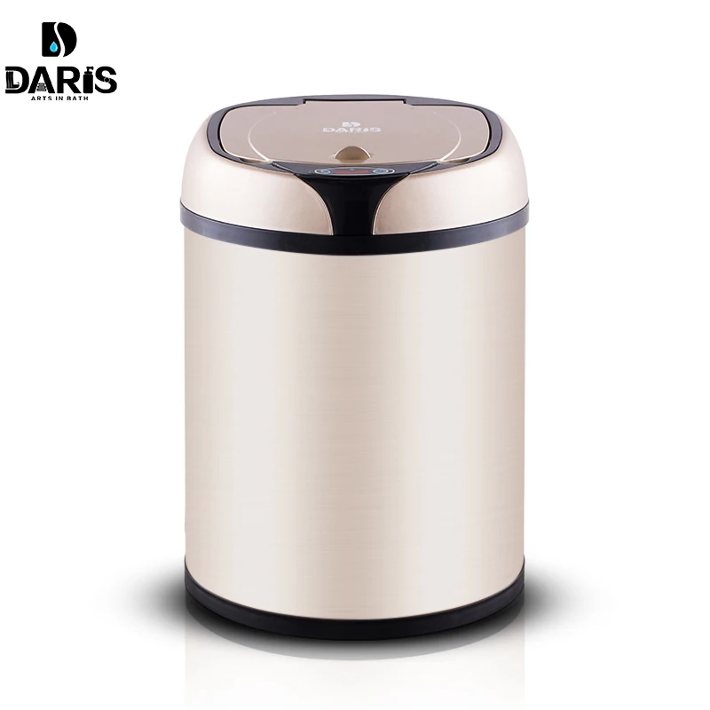 

Smart Sensor Trash Can Automatic Wireless Induction Waste Bin Stainless Steel Eco-friendly Dustbin Kitchen Household Trash Bin