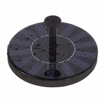 

Solar Water Panel Power Fountain Pump Kit for Pool Garden Pond Watering Round Water Fountain Pump with 4 Nozzles Drop Shipping