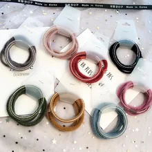 3 шт./компл. набор резинки для волос Веревка для девочек из флока ярких головка резьбы Веревка G0409